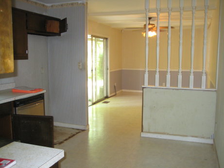 View of Kitchen into Dining Room